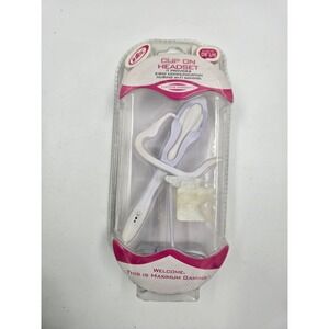 Intec White Clip On Mic Earphone Headphone for Nintendo NDSL DS Lite Microphone